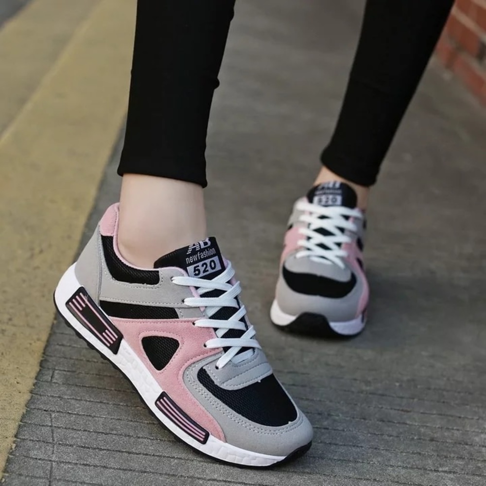 NEW Fashion Sneakers Women Air Mesh - Picture 2 of 5